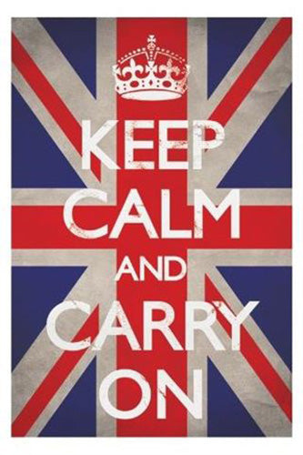 Keep Calm & Carry On - Union Jack Poster