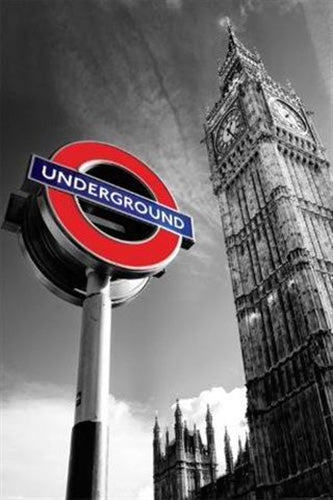 London - Underground Colourlite Poster