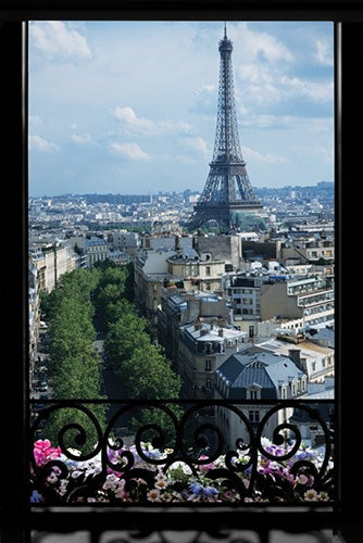 Paris - Window Poster