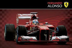 Ferrari - F1 Alonso 2013 Poster