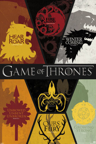 Game of Thrones - Sigils Poster