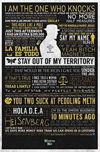 Breaking Bad - Typographic Poster