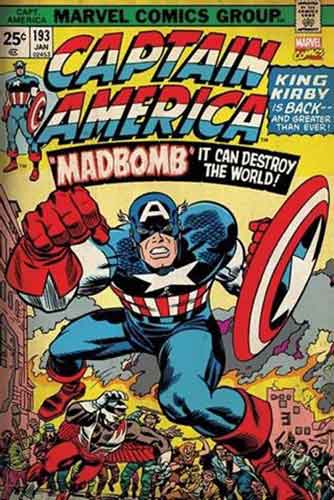 Marvel Comics - Captain America Mad Bomb Poster