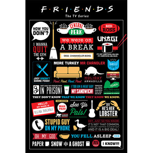 Friends - Infographic Poster