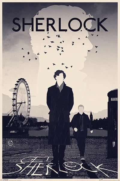 Sherlock - London Poster