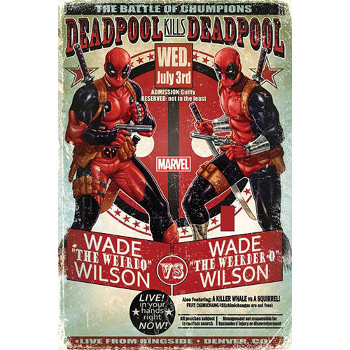 Marvel Comics - Deadpool Wade vs Wade Poster