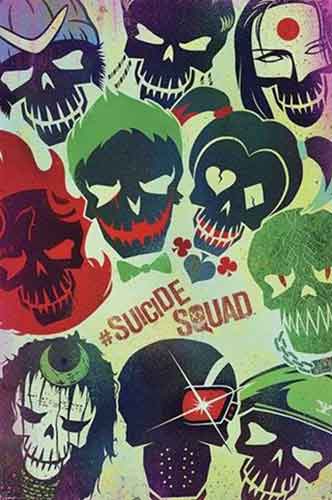 Suicide Squad - Skulls Poster