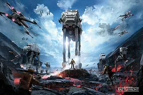 Star Wars: Hoth Battle - War Zone Poster