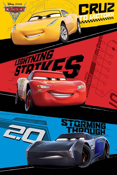 Cars 3 - Trio Poster