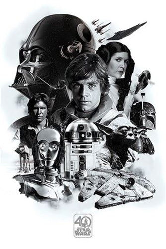 Star Wars - 40th Anniversary Poster