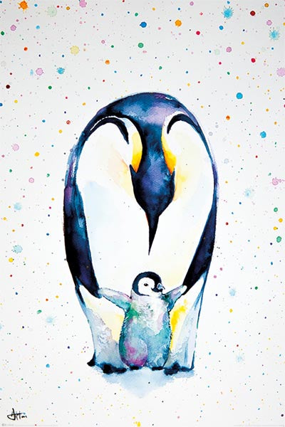 Marc Allante - Little Steps (Penguin) Poster