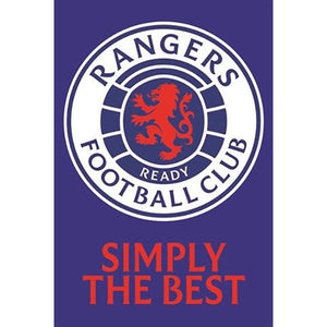 Soccer: Rangers FC - Logo Poster