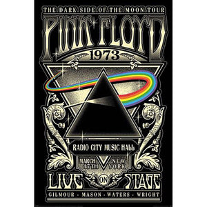 Pink Floyd - Live 1973 Poster