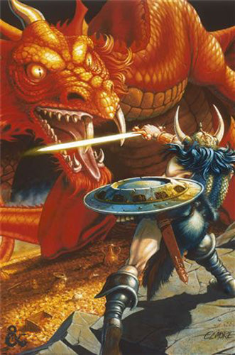 Dungeons & Dragons - Classic Red Dragon Poster