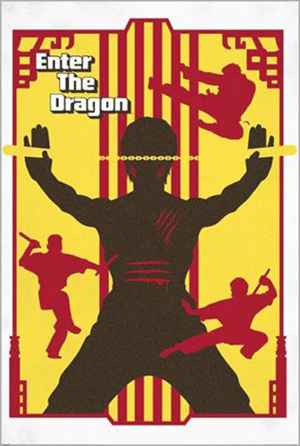 Warner Bros 100th - Enter The Dragon Poster