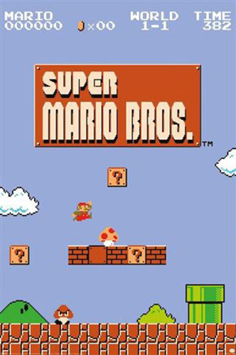 Super Mario Bros - World Poster