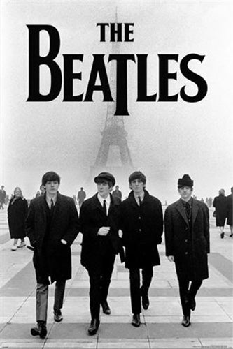 The Beatles - Eiffel Tower Poster
