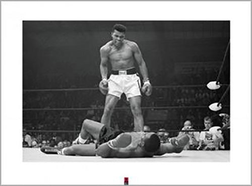 Muhammad Ali - V S Sonny Liston 60 x 80cm Art Print