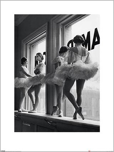 Time Life - Ballerinas In Window 60 x 80cm Art Print