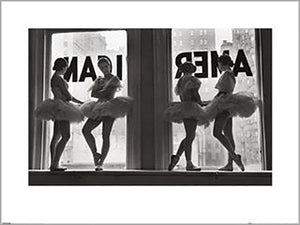 Time Life - Ballet Dancers in Window 60 x 80cm Art Print