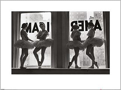 Time Life - Ballet Dancers in Window 60 x 80cm Art Print
