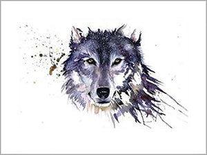 Sarah Stokes - Snow Wolf 60 x 80cm Art Print