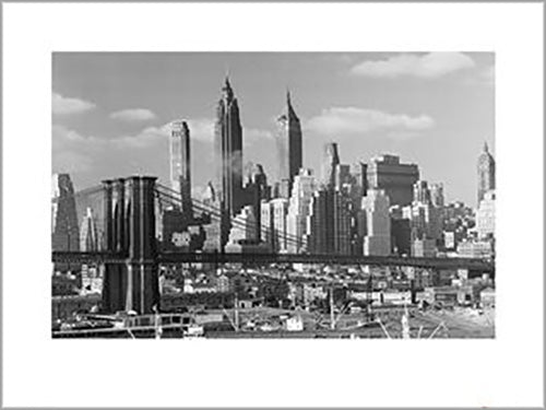Time Life - Lower Manhattan Skyline 1948 60 x 80cm Art Print