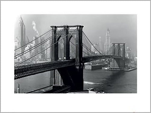 Time Life - Brooklyn Bridge, New York 1946 60 x 80cm Art Print