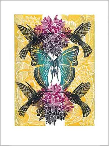 Amanda Colville - Hummingbirds 60 x 80cm Art Print