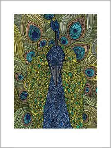 Valentina Ramos - The Peacock 40 x 50cm Art Print