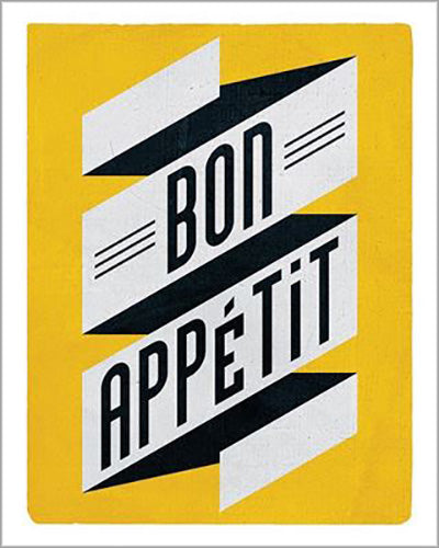 Edu Barba - Bon Appetit 40 x 50cm Art Print