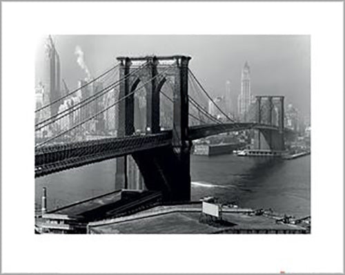 Time Life - Brooklyn Bridge, New York 1946 40 x 50cm Art Print
