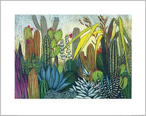 Shyama Ruffell - Succulents 40 x 50cm Art Print