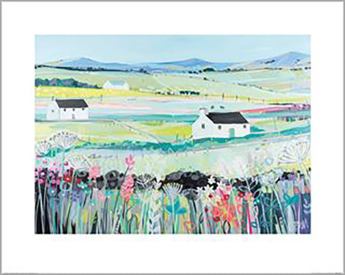 Janet Bell - Across the Fields 40 x 50cm Art Print