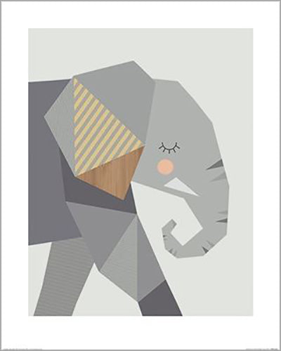 Little Design Haus - Elephant 40 x 50cm Art Print