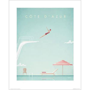 Henry Rivers - Cote D'Azur 40 x 50cm Art Print