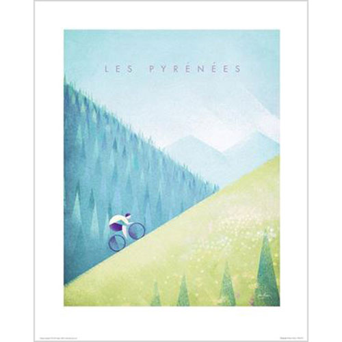 Henry Rivers - Pyrenees 40 x 50cm Art Print