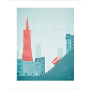 Henry Rivers - San Francisco 40 x 50cm Art Print