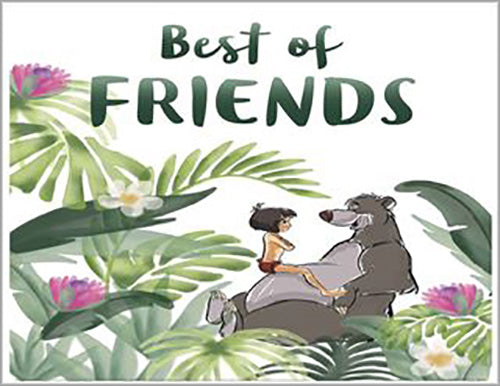 The Jungle Book Best of Friends 40 x 50cm Art Print