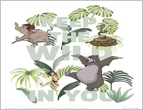 The Jungle Book Keep the Wild in You 40 x 50cm Art Print