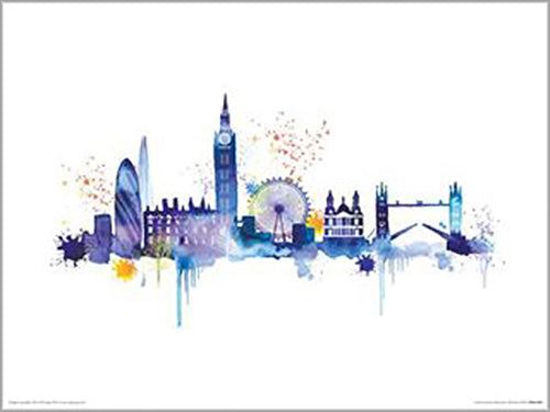 Summer Thornton - London Skyline 40 x 50cm Art Print