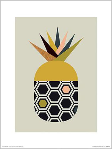 Little Design Haus - Pineapple 30 x 40cm Art Print