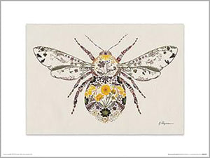 Helen Ahpornsiri - Buttercup Bumblebee 30 x 40cm Art Print