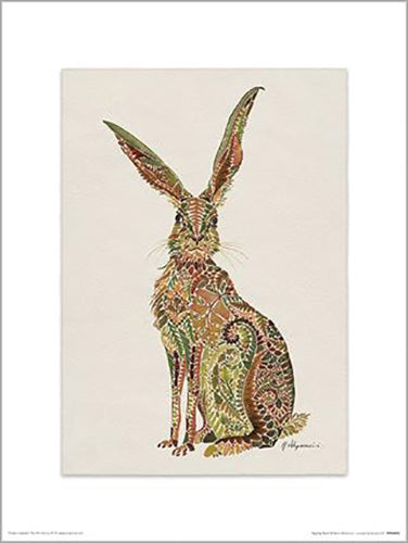 Helen Ahpornsiri - Gazing Hare 30 x 40cm Art Print