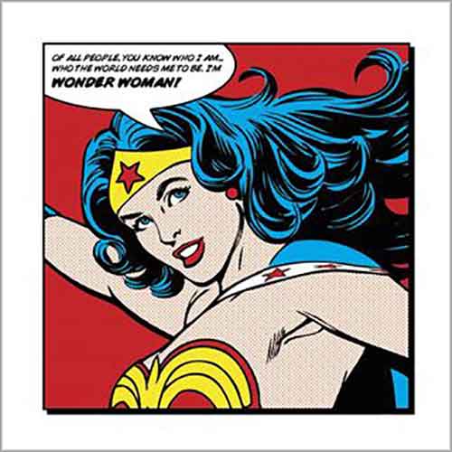 DC Comics - Wonder Woman - Of All People 40 x 40cm Art Print