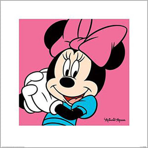 Disney - Minnie Mouse Pink 40 x 40cm Art Print
