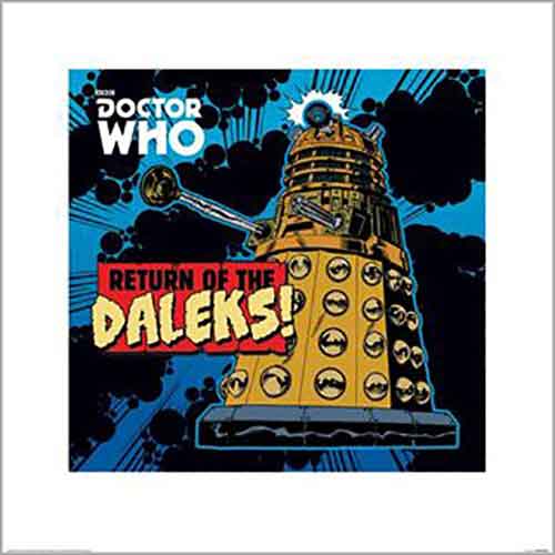 Doctor Who - Return Of The Daleks 40 x 40cm Art Print