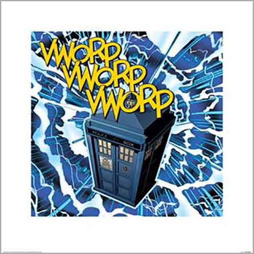 Doctor Who - Vworp 40 x 40cm Art Print