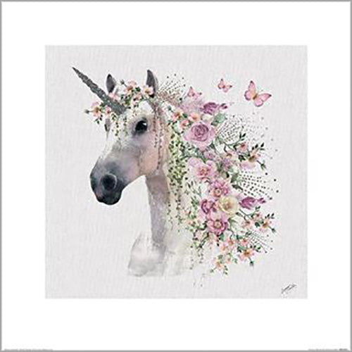 Summer Thornton - Unicorn 40 x 40cm Art Print