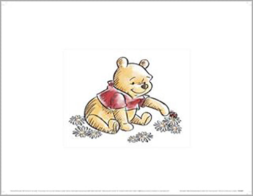 Winnie the Pooh - Love Nature 30 x 40cm Art Print